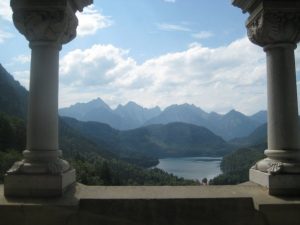 Our view from inside Neusweinstein in Germany. Worth every penny.