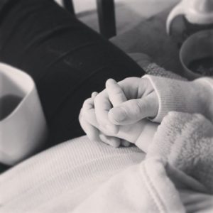My kiddo has been quite clingy the last few days, I managed to snap a picture of her needing to hold my hand :)