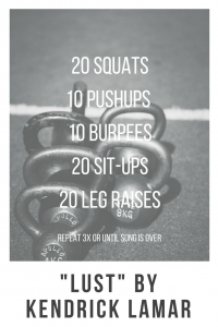 Lust - One Song Workouts