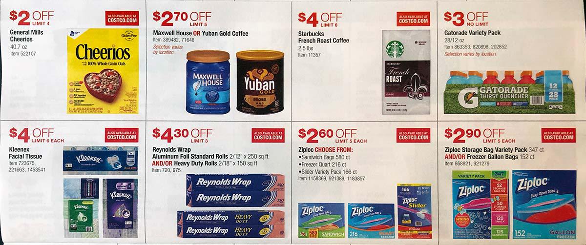 Look at These Deals from the AprilMay Costco Coupon Book